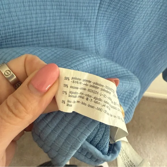 Zara Blue Women's Cardigan Sweater - Picture 6 of 8